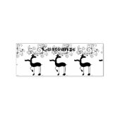 Buffalo met kerstmis deer Thunder_Cove Rubberstempel (Gestempeld)