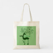Buffalo met kerstmis deer Thunder_Cove Tote Bag (Achterkant)