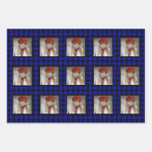 Buffalo met kerstmis inpakpapier vel (Voorkant)