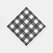 Buffalo met zwarte en witte Waterverf Servet (Hoek)