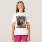 BUFFALO - MINNEOPA STATE PARK - MINNESOTA USA T-SHIRT (Voorkant volledig)