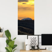 Buffalo Mountain op Sunset Poster (Thuiskantoor)