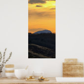 Buffalo Mountain op Sunset Poster (Keuken)