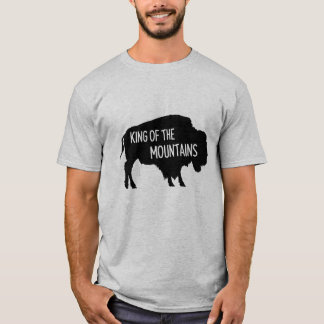 Buffalo Mountains - koning van de bergen T-shirt
