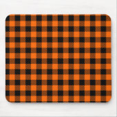 Buffalo najaar sinaasappel en zwart muismat (Voorkant)