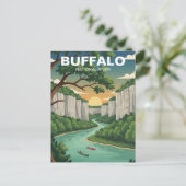 Buffalo National River Arkansas Briefkaart (Staand voorkant)