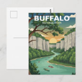 Buffalo National River Arkansas Briefkaart (Voorkant / Achterkant)