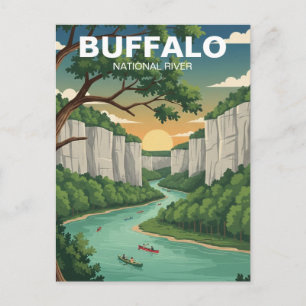 Buffalo National River Arkansas Briefkaart