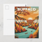Buffalo National River Arkansas Briefkaart (Voorkant / Achterkant)