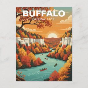 Buffalo National River Arkansas Briefkaart