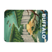Buffalo National River Arkansas Magneet (Horizontaal)