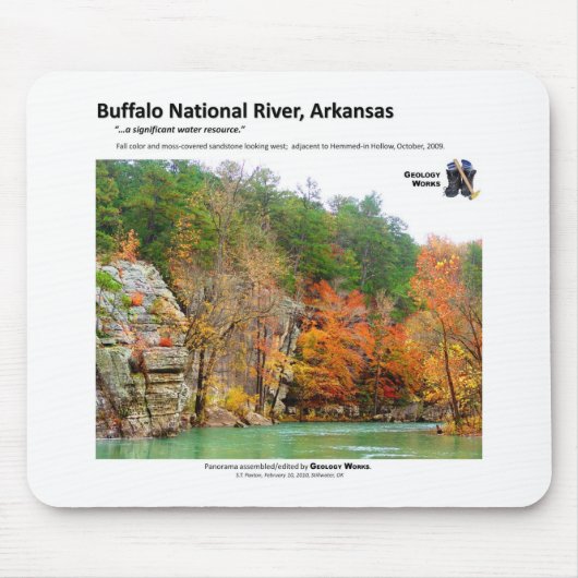 Buffalo National River II - Fall Colors 2009 Muismat (Voorkant)