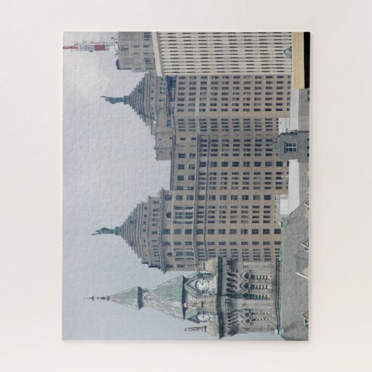 Buffalo, New York Architectuur Bezienswaardigheden Legpuzzel (Verticaal)