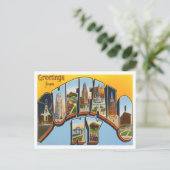 Buffalo, New York  Big Letters Briefkaart (Staand voorkant)