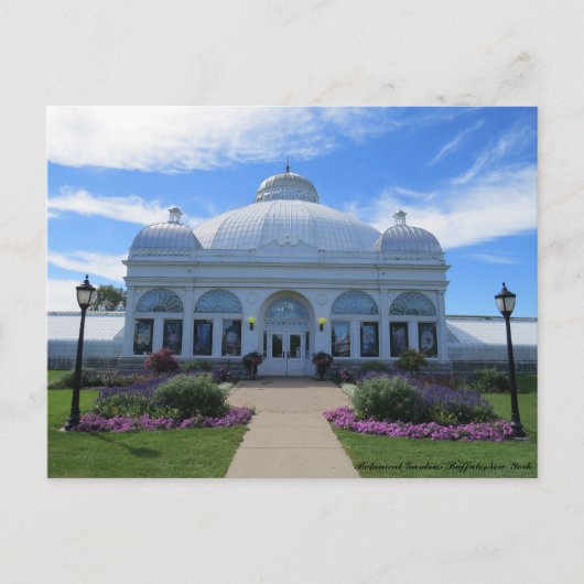 Buffalo New York botanische tuinen Briefkaart (Voorkant)