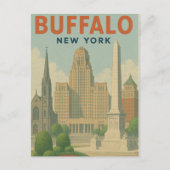 Buffalo New York Briefkaart (Voorkant)