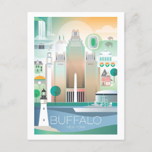 Buffalo, New York Briefkaart