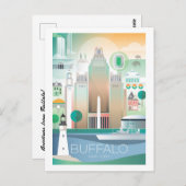 Buffalo, New York Briefkaart (Voorkant / Achterkant)