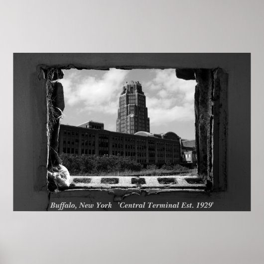 Buffalo, New York 'Central Termi... Poster (Voorkant)