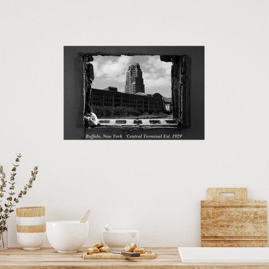 Buffalo, New York 'Central Termi... Poster (Keuken)
