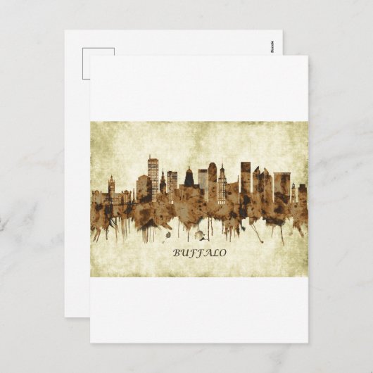 Buffalo New York Feestdagenkaart (Voorkant / Achterkant)