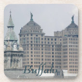 Buffalo, New York Historische Monumenten Bier Onderzetter (Voorkant)