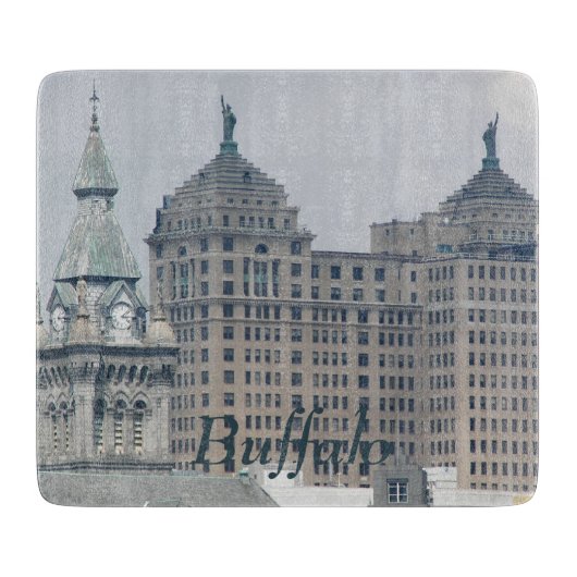 Buffalo, New York Historische Monumenten Snijplank (Voorkant)