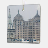 Buffalo, New York Holiday Keramisch Ornament (Links)