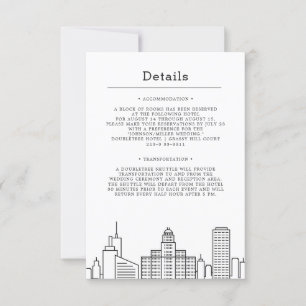 Buffalo, New York Huwelijk   Gastdetails Kaart