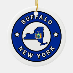 Buffalo New York Keramisch Ornament