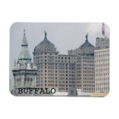 Buffalo, New York Landmarks Foto Magneet (Horizontaal)