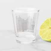 Buffalo, New York Landmarks Foto Shot Glas (Achterkant)
