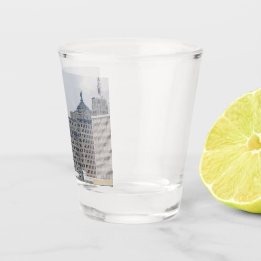 Buffalo, New York Landmarks Foto Shot Glas (Rechts)