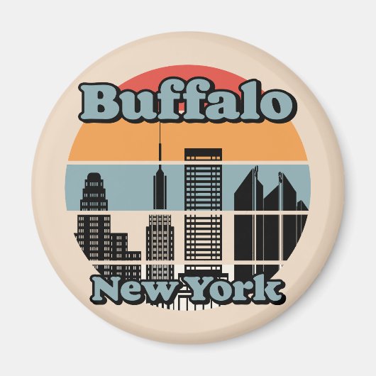  Buffalo New York Magneet (Voorkant)