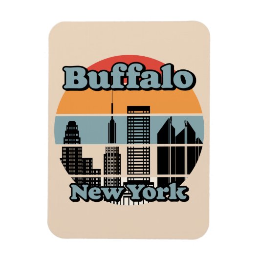  Buffalo New York Magneet (Verticaal)