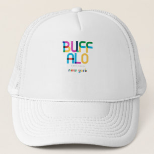 Buffalo New York Mid Century, Pop Art, Trucker Pet