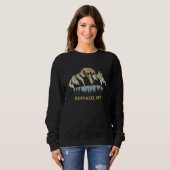Buffalo New York Mountain Sunset Sunrise NY Vereni Trui (Voorkant volledig)