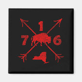 Buffalo New York Ny _ Area Code 716 Magneet (Voorkant)