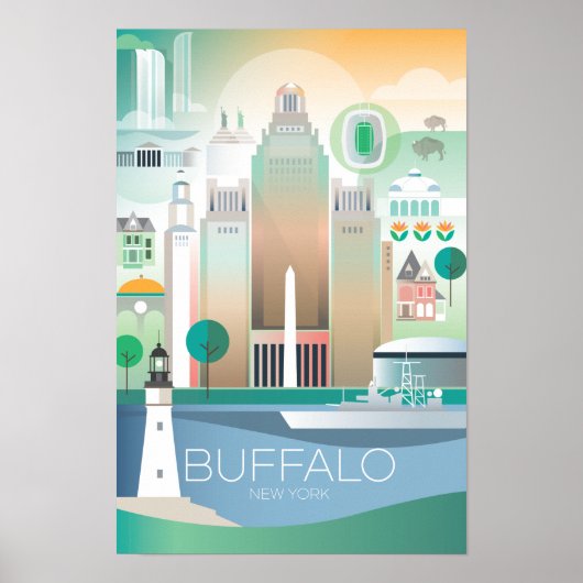 Buffalo, New York Print (Voorkant)