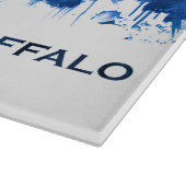 Buffalo New York Skyline Blue Snijplank (Hoek)