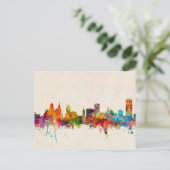 Buffalo New York Skyline Cityscape Briefkaart (Staand voorkant)