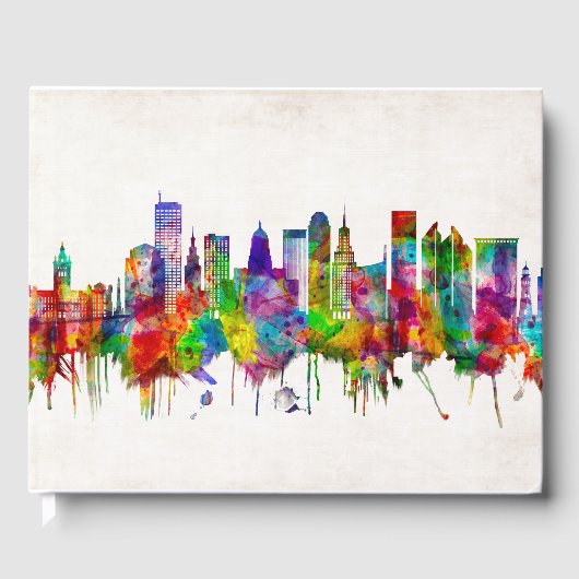 Buffalo New York Skyline Gastenboek (Voorkant)