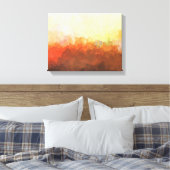 BUFFALO, NEW YORK SKYLINE In the Clouds Canvas Afdruk (Insitu (Slaapkamer))