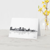 BUFFALO NEW YORK SKYLINE KAART (Gele Bloem)