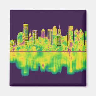 Buffalo New York Skyline Magneet