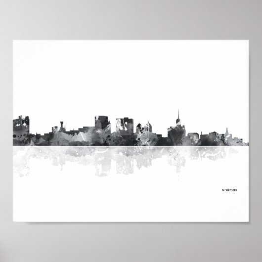 BUFFALO NEW YORK SKYLINE POSTER (Voorkant)