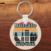  Buffalo New York Sleutelhanger (Achterkant)