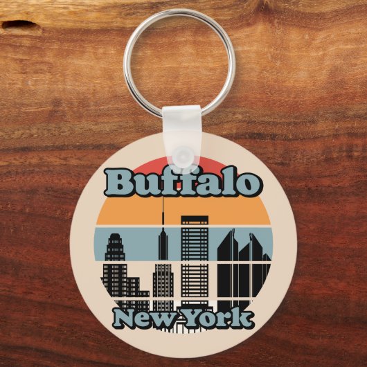 Buffalo New York Sleutelhanger (Achterkant)