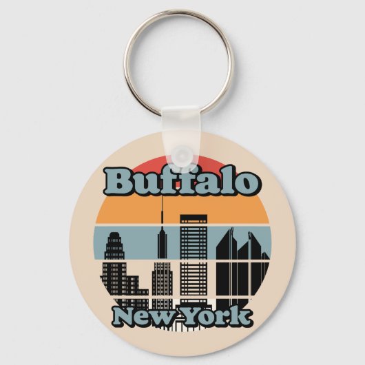  Buffalo New York Sleutelhanger (Achterkant)