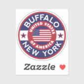 BUFFALO, New York Sticker (Vel)